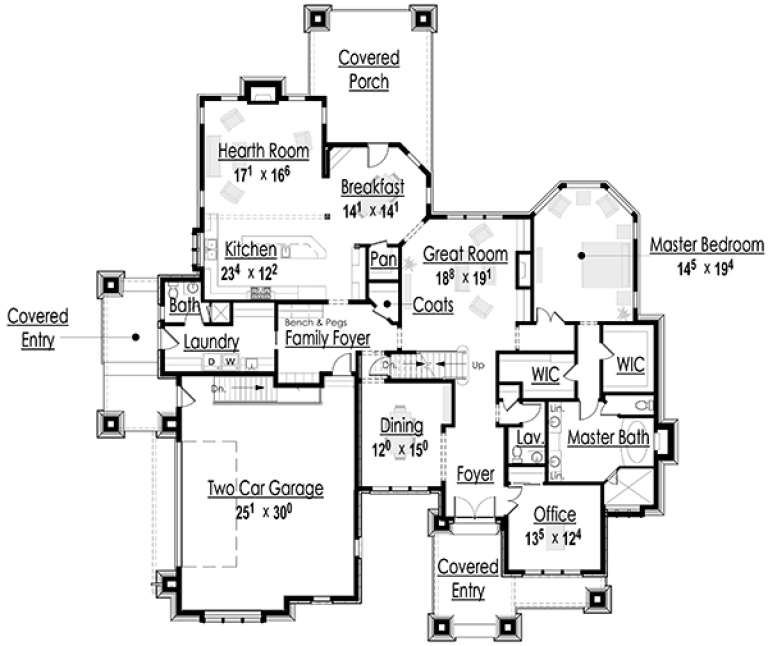 House Plan House Plan #16215 Drawing 1