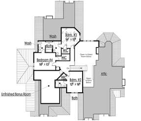 Floorplan 2 for House Plan #7806-00017
