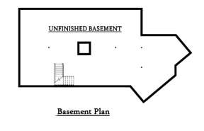 Basement Floor Plan for House Plan #7806-00018