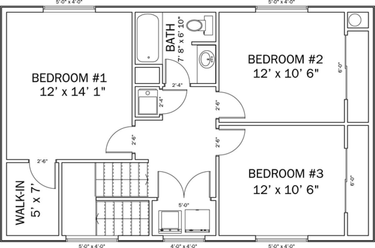Floorplan 2 for House Plan #2802-00020