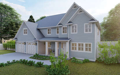 Traditional House Plan #2802-00021 Elevation Photo