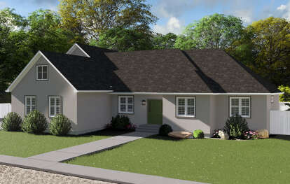 Traditional House Plan #2802-00022 Elevation Photo
