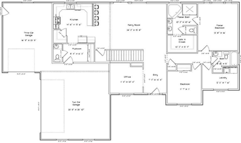 House Plan House Plan #16219 Drawing 1