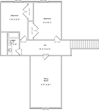 Second Floor for House Plan #2802-00022