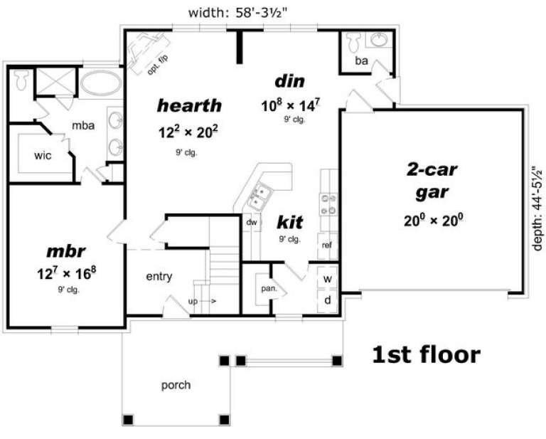 House Plan House Plan #16222 Drawing 1