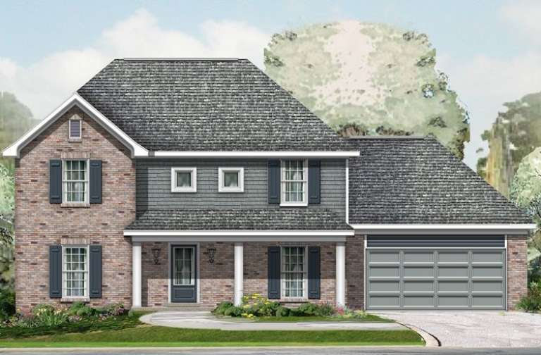 House Plan House Plan #16223 Front Elevation