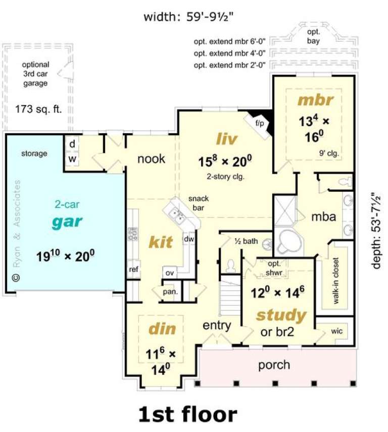 House Plan House Plan #16226 Drawing 1