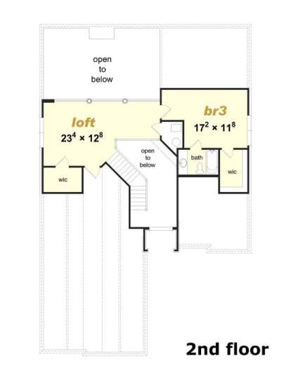 Floorplan 2 for House Plan #3367-00065