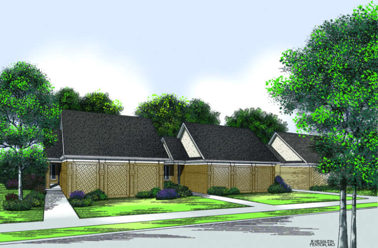Traditional House Plan #048-00058 Elevation Photo