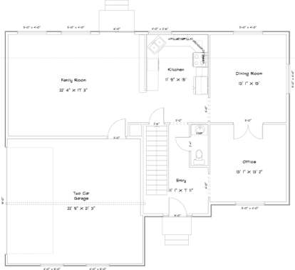 Main Floor  for House Plan #2802-00025