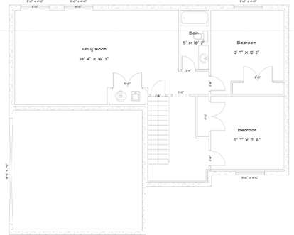 Basement for House Plan #2802-00025