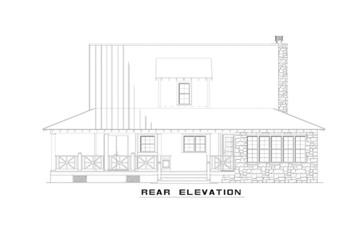 Cottage House Plan #110-00987 Elevation Photo