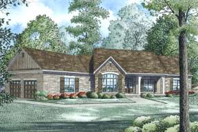Traditional House Plan #110-00988 Elevation Photo