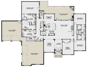 Main Floor for House Plan #110-00989