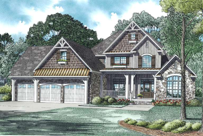 House Plan House Plan #16234 Front Elevation
