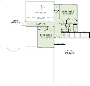 Floorplan 2 for House Plan #110-00993