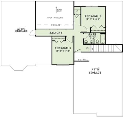 Floorplan 2 for House Plan #110-00993