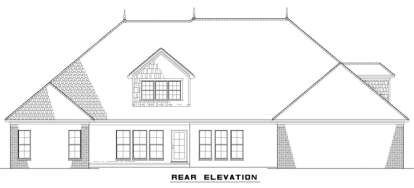 European House Plan #110-00995 Elevation Photo