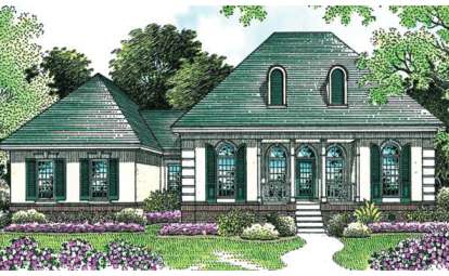 3 Bed, 2 Bath, 1434 Square Foot House Plan - #048-00059