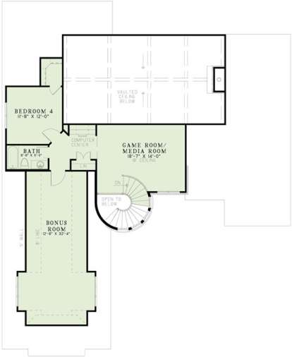 Floorplan 2 for House Plan #110-00997