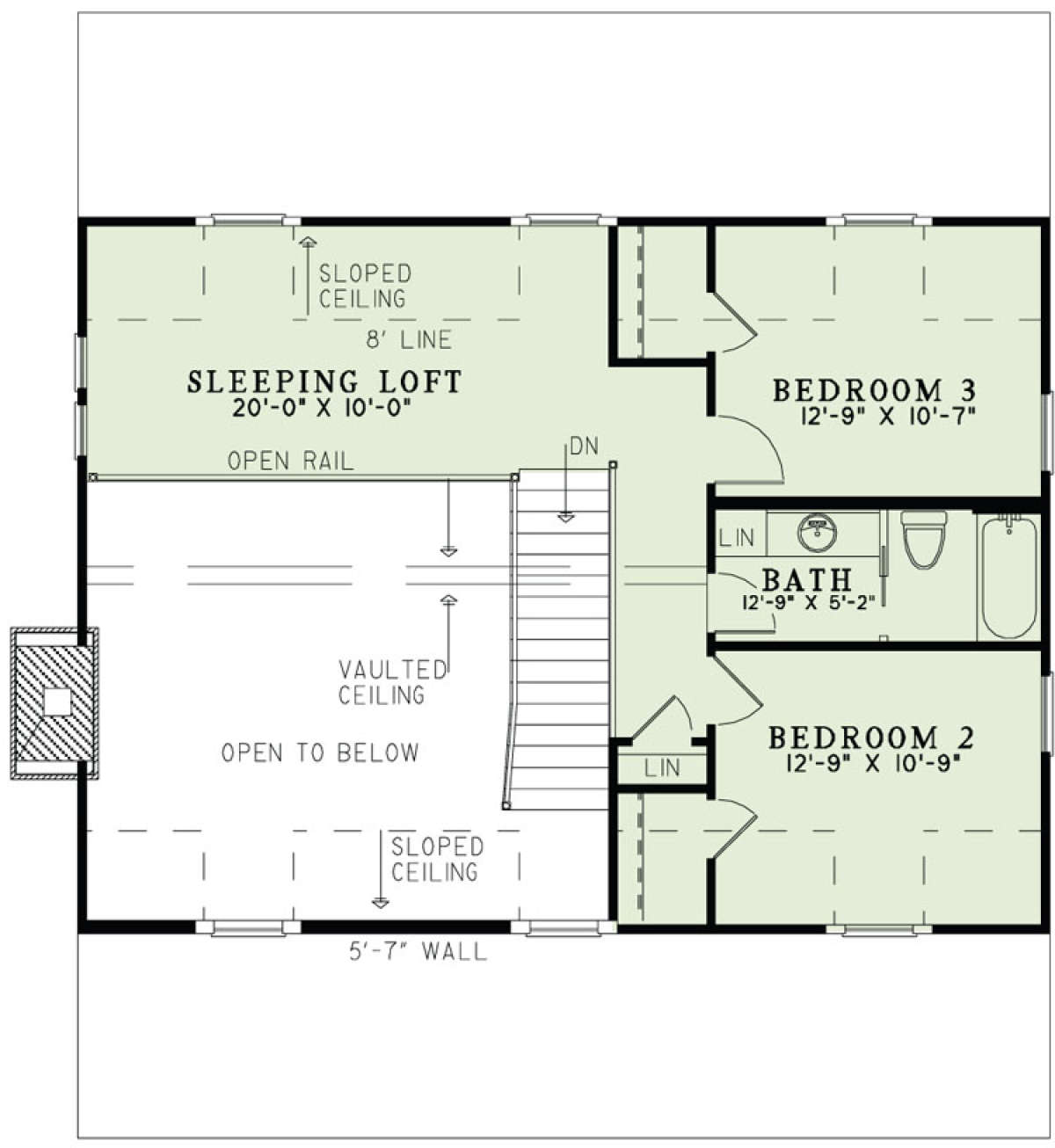 Floorplan 2 for House Plan #110-00998