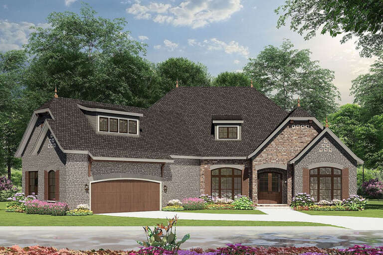 European House Plan #110-00999 Elevation Photo