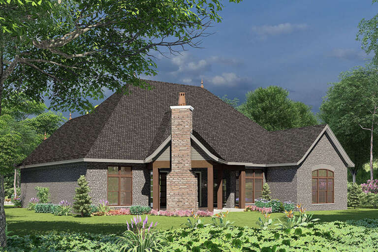 European House Plan #110-00999 Elevation Photo