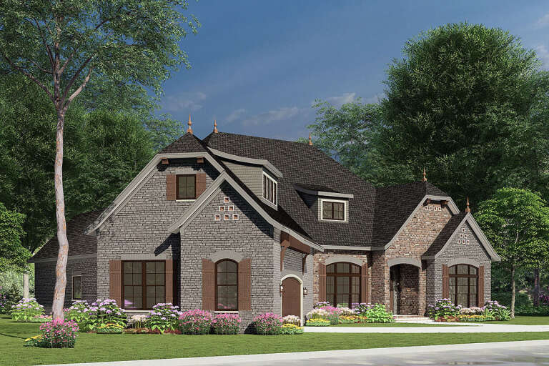 European House Plan #110-00999 Elevation Photo