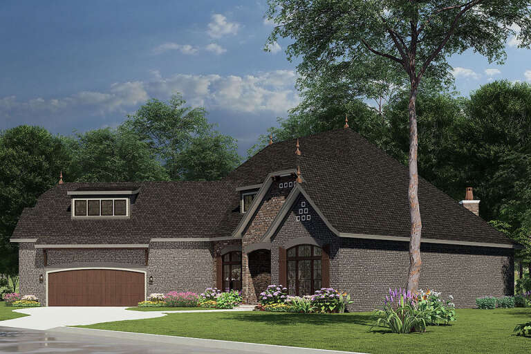 European House Plan #110-00999 Elevation Photo