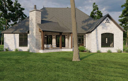 European House Plan #110-01000 Elevation Photo