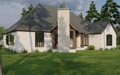 European House Plan #110-01000 Elevation Photo