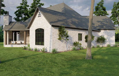 European House Plan #110-01000 Elevation Photo