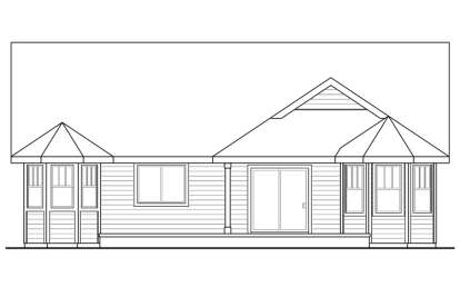 Country House Plan #035-00613 Elevation Photo