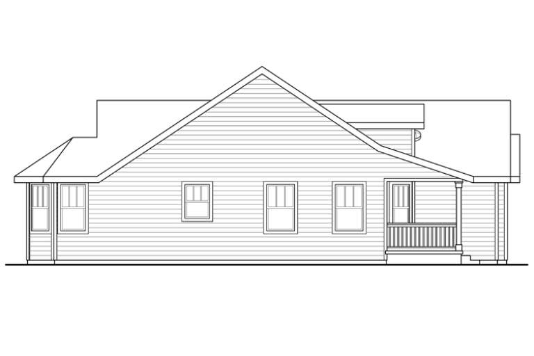 Country House Plan #035-00613 Elevation Photo