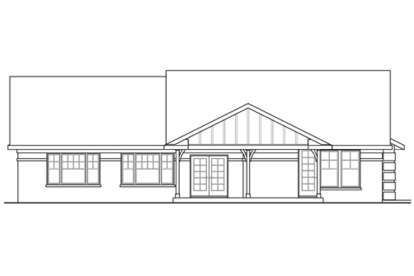 Ranch House Plan #035-00615 Elevation Photo