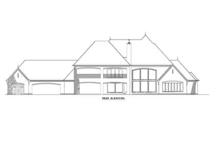 Luxury House Plan #110-01003 Elevation Photo