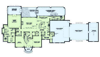 Main Floor for House Plan #110-01003