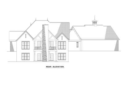 European House Plan #110-01004 Elevation Photo