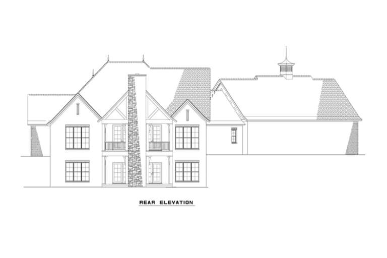 European House Plan #110-01004 Elevation Photo