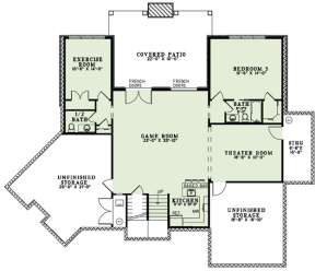 Floorplan 2 for House Plan #110-01004