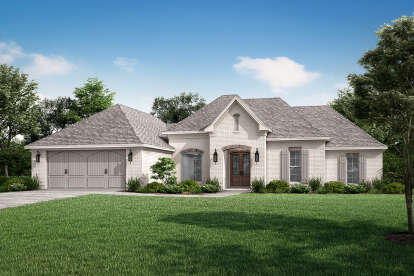 European House Plan #041-00082 Elevation Photo