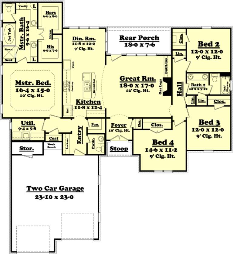 House Plan House Plan #16257 Drawing 1