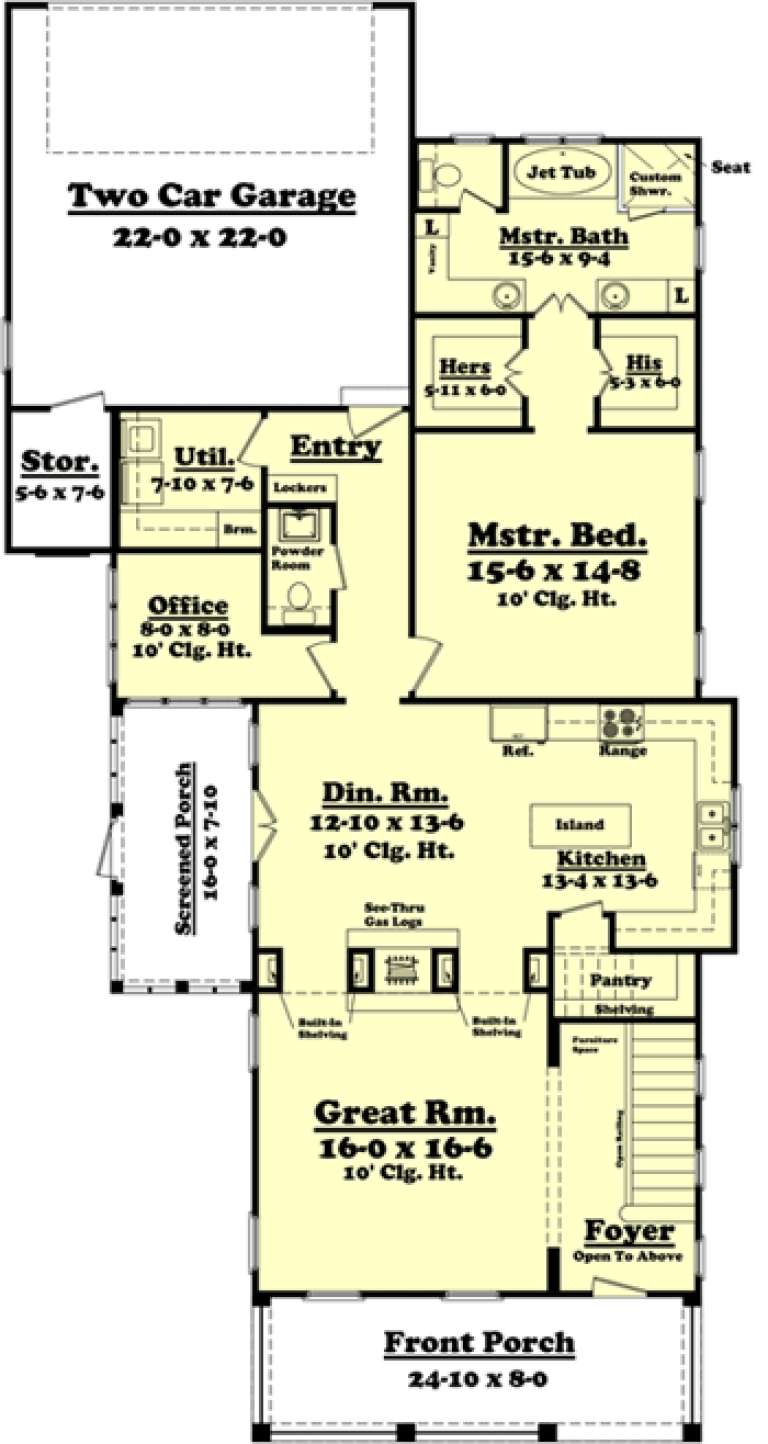 House Plan House Plan #16258 Drawing 1