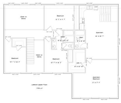 Floorplan 2 for House Plan #2802-00027