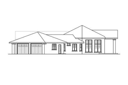 Ranch House Plan #035-00618 Elevation Photo
