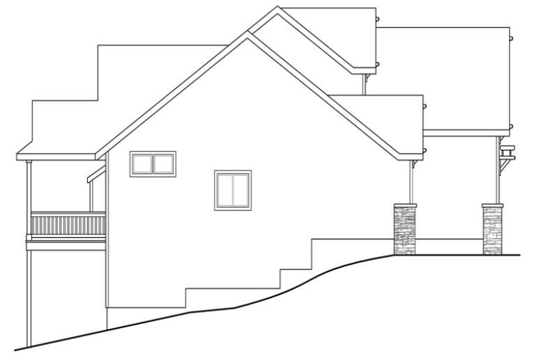 Country House Plan #035-00619 Elevation Photo