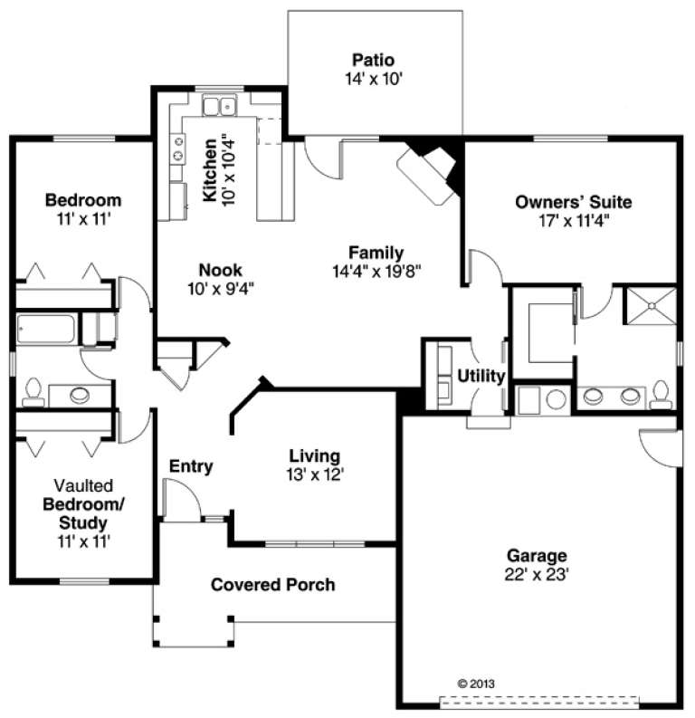 House Plan House Plan #16264 Drawing 1