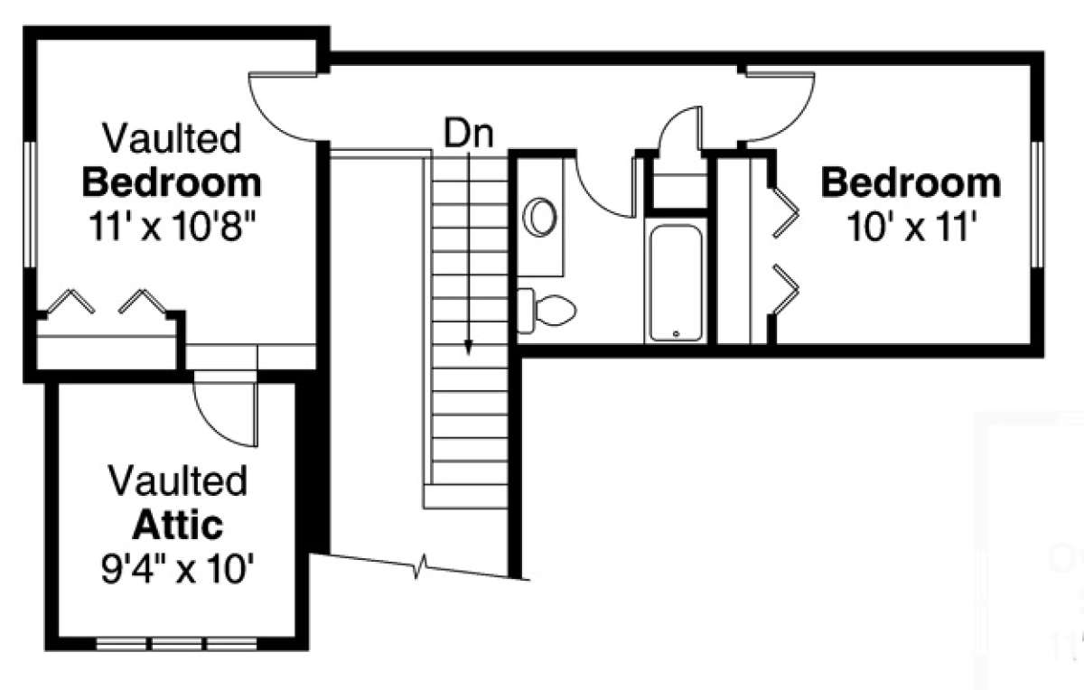 Floorplan 2 for House Plan #035-00622