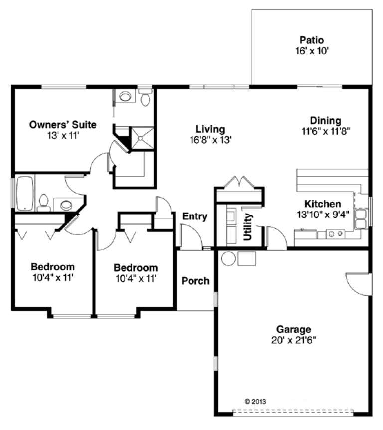 House Plan House Plan #16266 Drawing 1