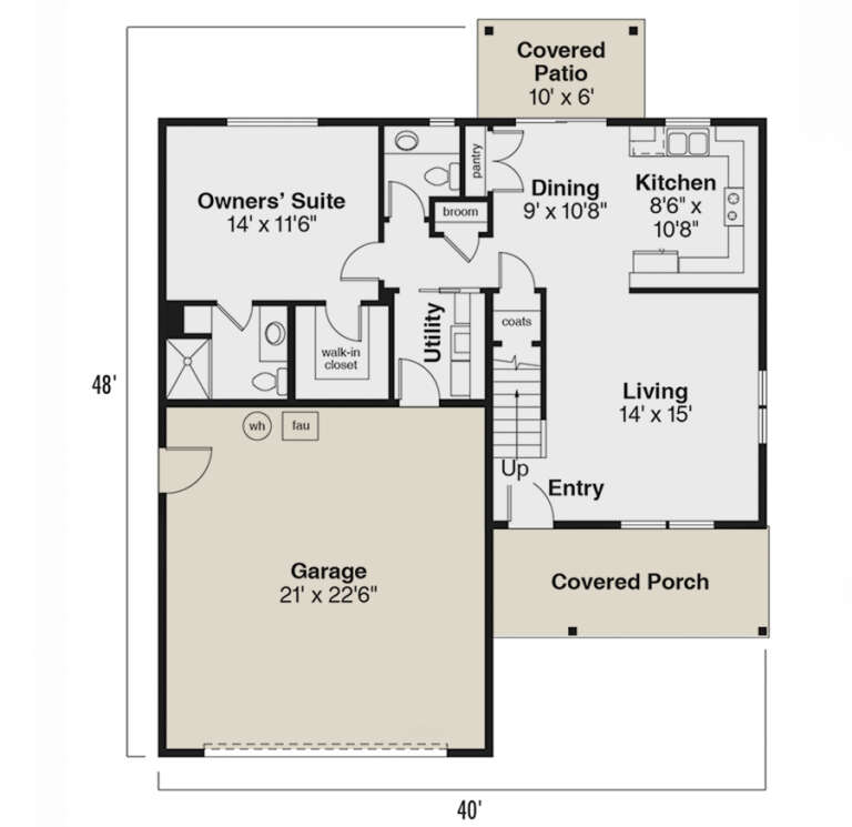 House Plan House Plan #16267 Drawing 1